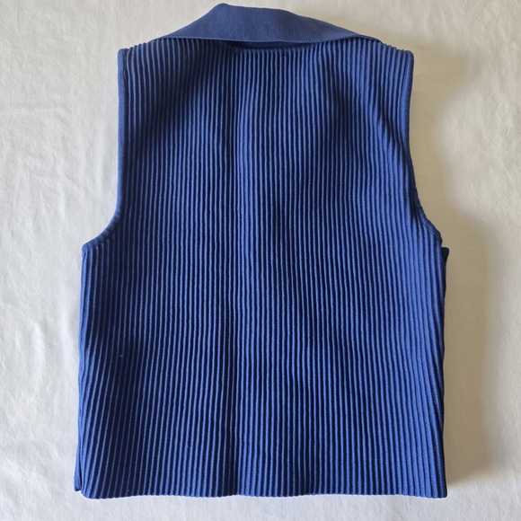 Sincerely Jules Blue Ribbed Top - Picture 5 of 5